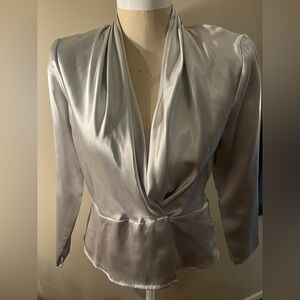 Tess Paris Milano vintage size 100 polyester size 10 blouse. Rare authentic 80’s